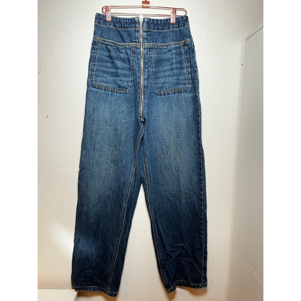 Rachel Comey Womens Dark Wash Blue Cotton Denim Jeans Regular Fit Pockets Sz 4